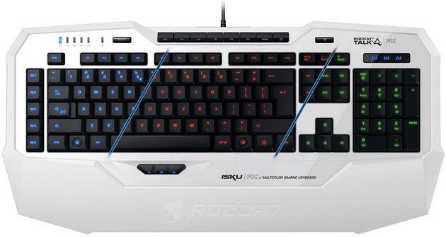 Roccat Isku FX  podświetlenie