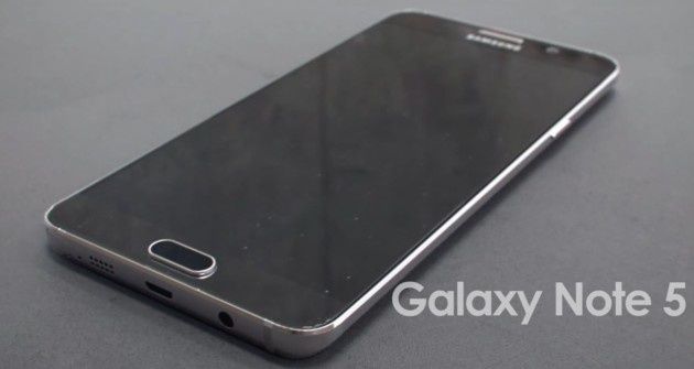 Galaxy Note 5 render