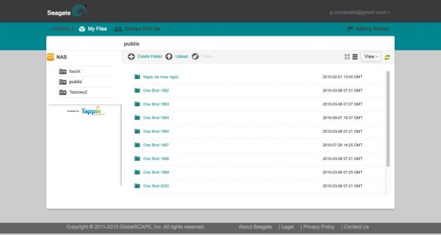 Seagate Business Storage 1-Bay NAS 3TB mobile application
