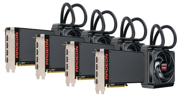 AMD Radeon R9 Fury X 4-way CrossFireX karty graficzne