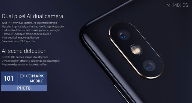 DxOMark Mobile Xiaomi Mi Mix 2S