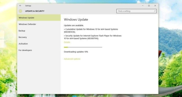Windows 10 aktualizacja