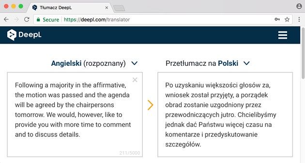 DeepL Tłumacz