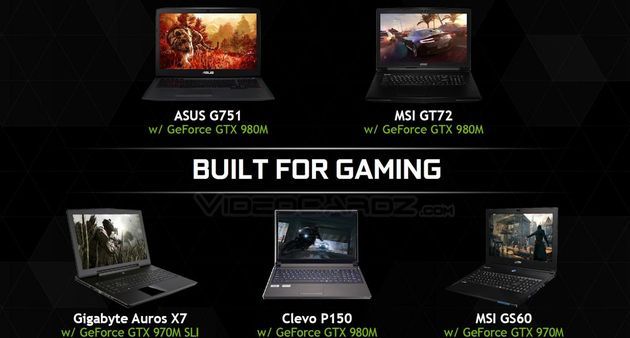 Nvidia GeForce GTX 970M i GTX 980M mobilne karty graficzne - modele laptopów
