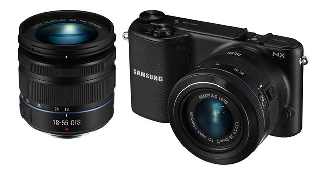 Samsung NX2000 obiektyw 20-50 mm obiektyw 18-55 mm