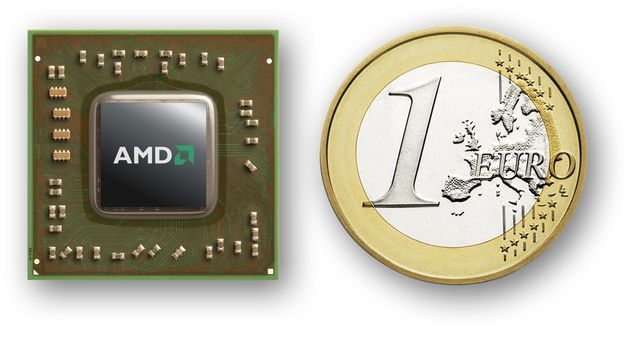 AMD APU Kabini procesor zdjęcie porównanie euro