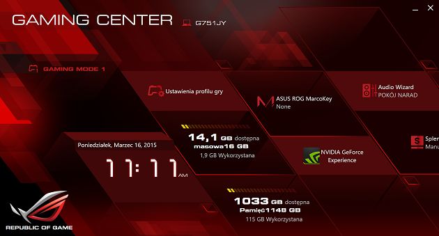 Asus Gaming Center
