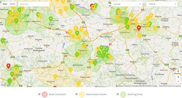 DJI GEO mapa