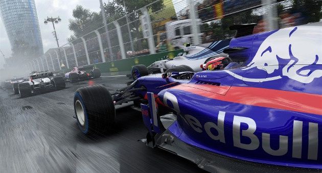 F1 2017 screen wyścig