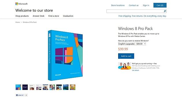 Windows 8 Professional Pack