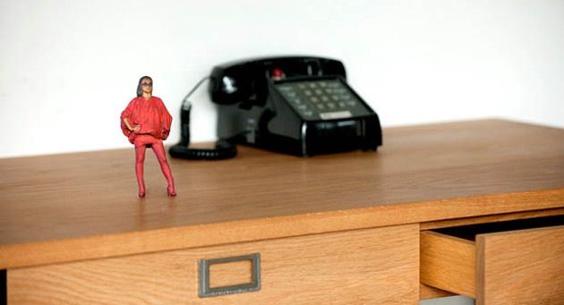 Figurka 3D przedstawiająca kobietę