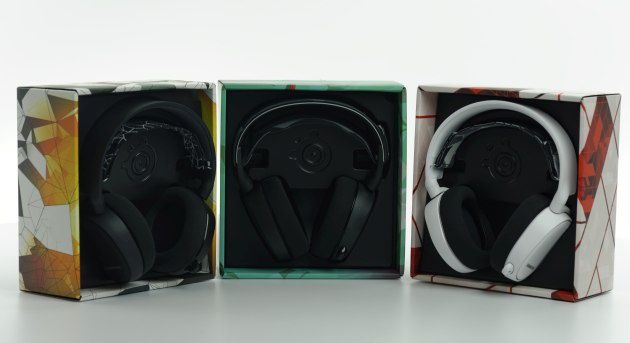 steelseries arctis w pudełkach