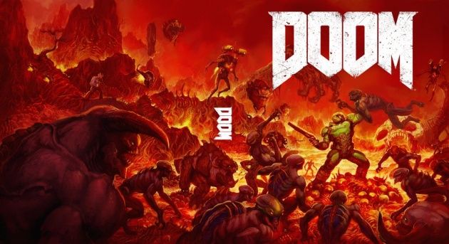 DOOM okładka czerwona
