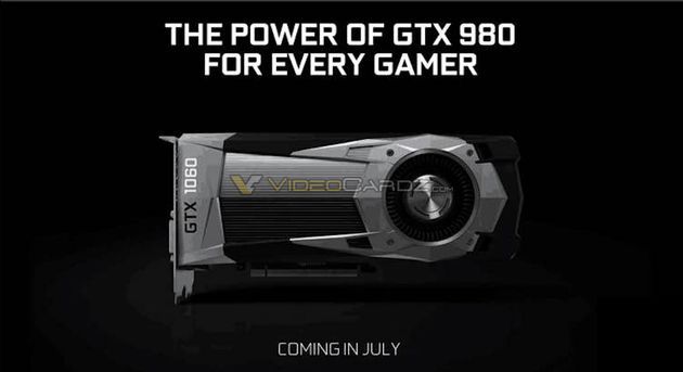 Nvidia GeForce GTX 1060 - wydajność