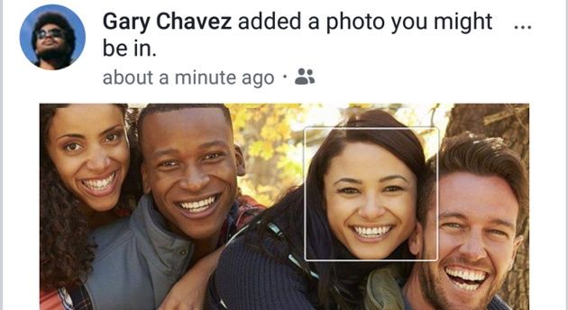 Facebook - rozpoznawanie twarzy