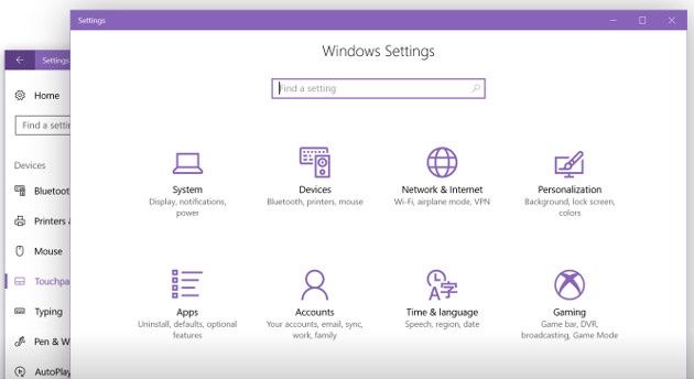 Windows 10 Creators Update Ustawienia