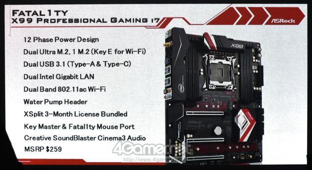 ASRock Fatal1ty X99 Gaming i7 płyta główna