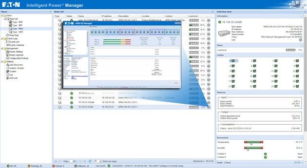 Eaton ePDU G3 - oprogramowanie do monitorowania