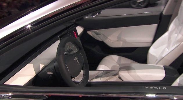 Tesla Model 3 kierownica