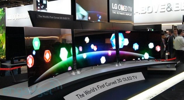 LG Curved OLED TV telewizor wygląd