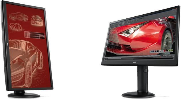 AOC U2868PQU pivot