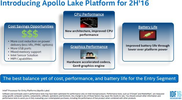 Intel Apollo Lake procesory