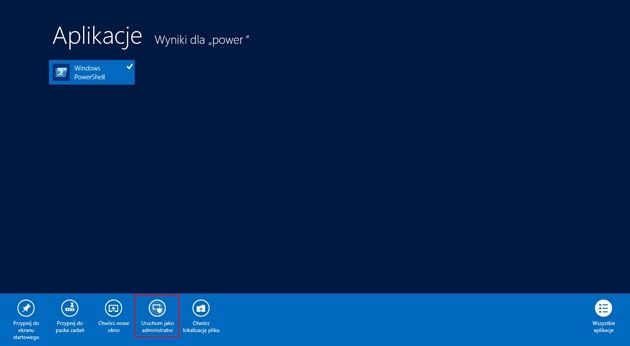 Konsola Windows PowerShell