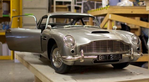 Aston Marton DB5 model drukowany ostateczna wersja widok