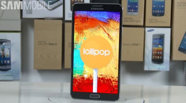 Android 5.0 Lollipop na Galaxy Note 3