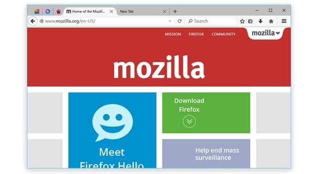 Firefox pod Windows 10