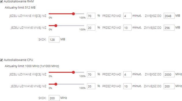 autoskalowanie serwerów pro cloud