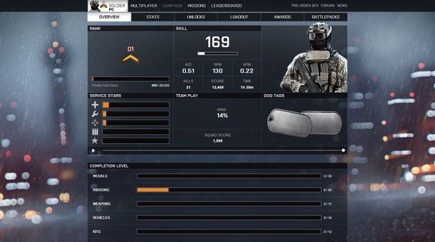 Battlefield 4 - Battlelog