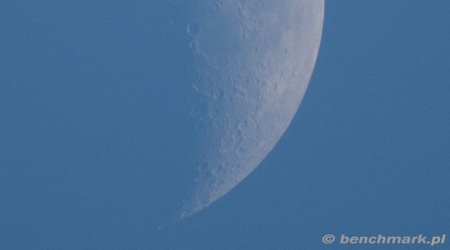 Canon Powershot SX50 HS zdjęcie księżyc