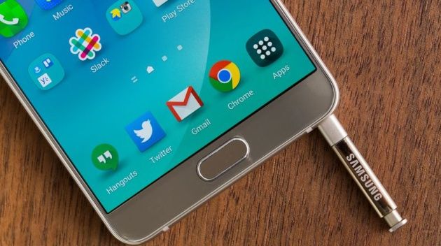 Galaxy Note 5 rysik