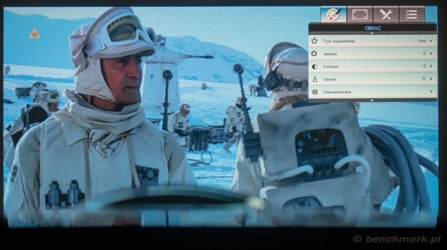 Optoma HD141X menu Obraz