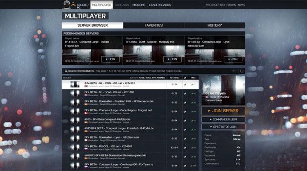 Battlefield 4 - Battlelog