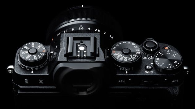Fujifilm X-T1 góra aparat widok