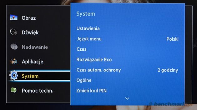 Samsung T27C370EW menu OSD system