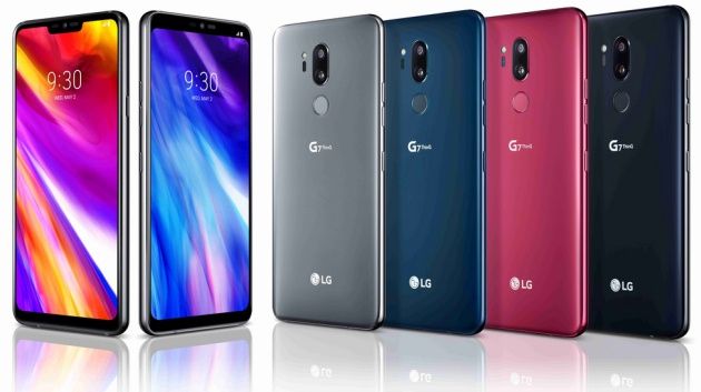 LG G7 ThinQ kolory