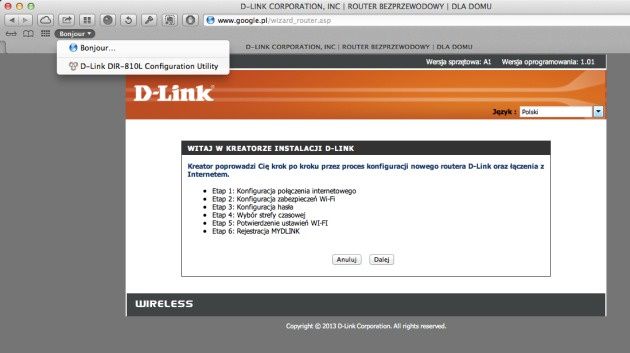 D-Link DIR-810L kreator