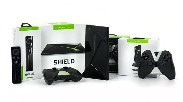 Nvidia SHIELD Android TV - zestaw z padem, pilotem i podstawką