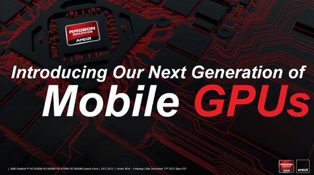 AMD Radeon HD 8000M Solar karty graficzne prezentacja zapowiedź