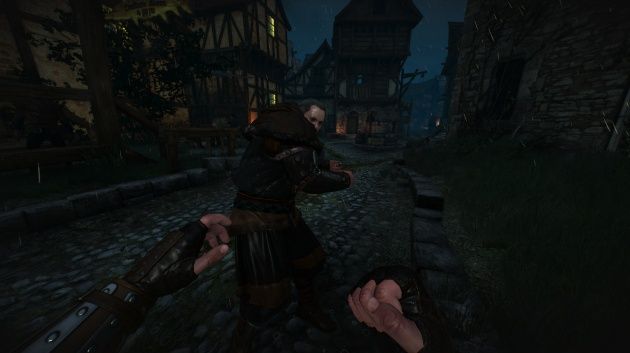 Wiedźmin 3: Dziki Gon FPP pięści