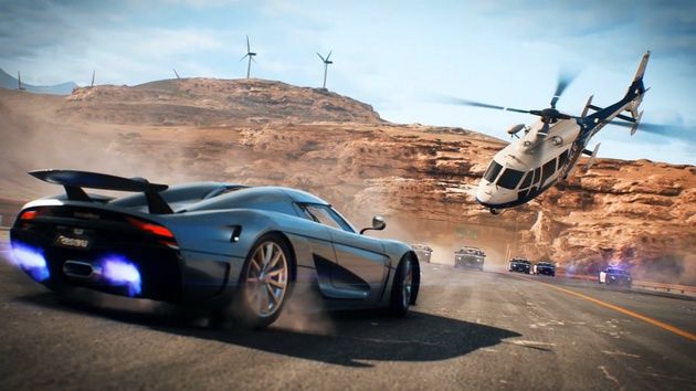 Need for Speed: Payback - naprzeciw helikoptera