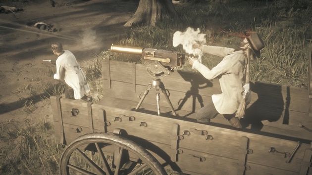 Red Dead Redemption 2 - zwolnione zbliżenia trafień