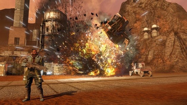 Red Faction: Guerrilla Re-Mars-tered screen wybuch