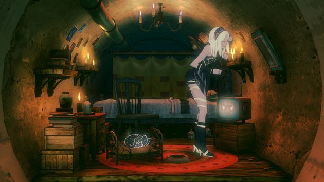 Gravity Rush 2 - bohaterka gry Kat z kotem