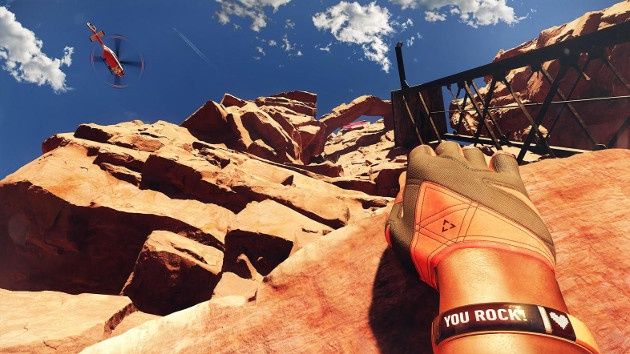 The Climb screen