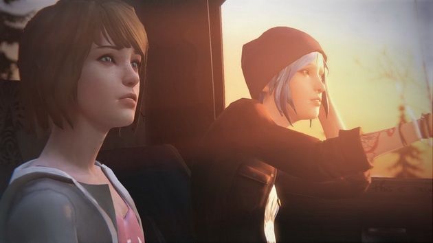 Life is Strange - Max i Cloe w samochodzie