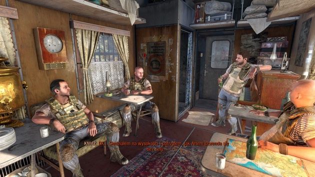 Metro Exodus - rozmowy w wagonie pasażerskim